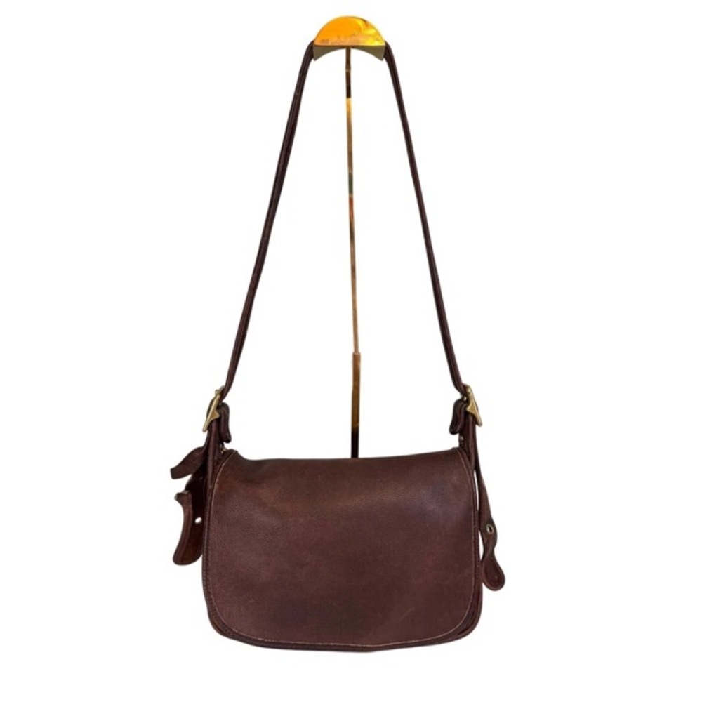 Vintage 90s Coach Patricia's Legacy Bag Leather Brown Crossbody Cowhide Leather